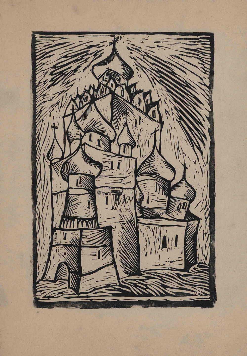 Рисунок «Храм. Белозерск»
