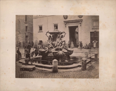 №27 Старинная фотография » Виды Италии. Фонтан»