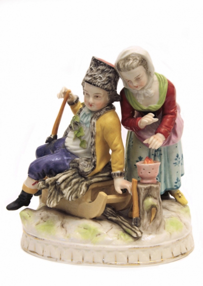 Фарфоровая фигурка «Аллегория зимы»