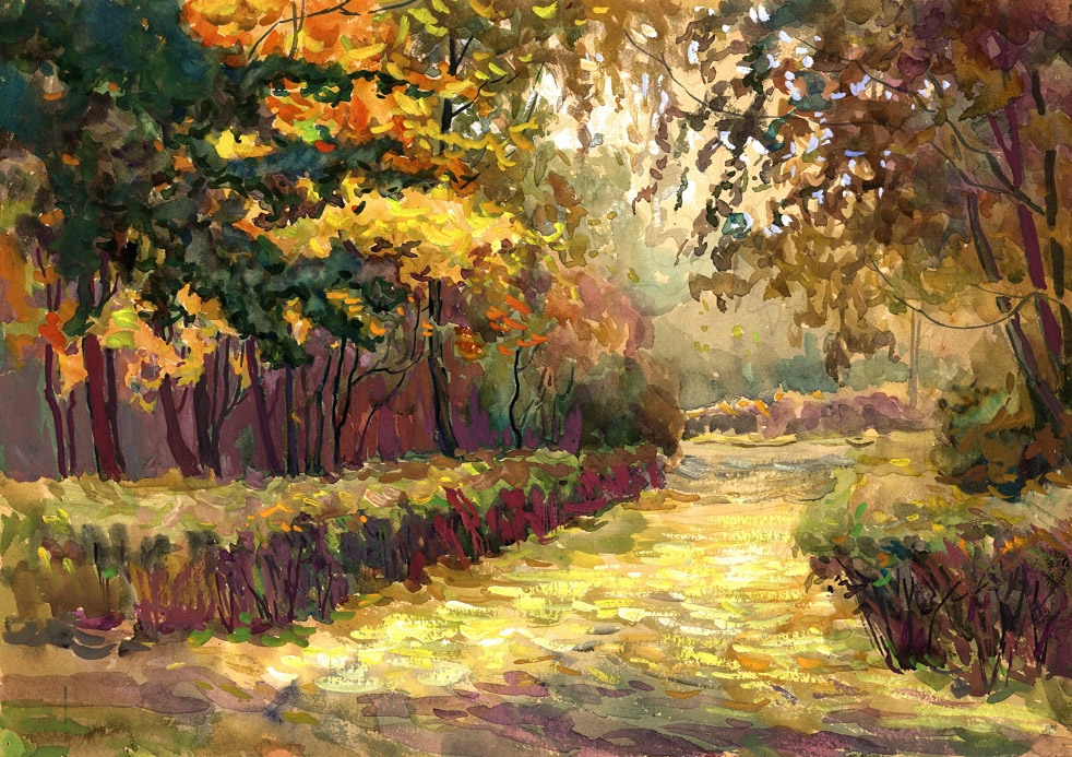 Рисунок «Осенний пейзаж»