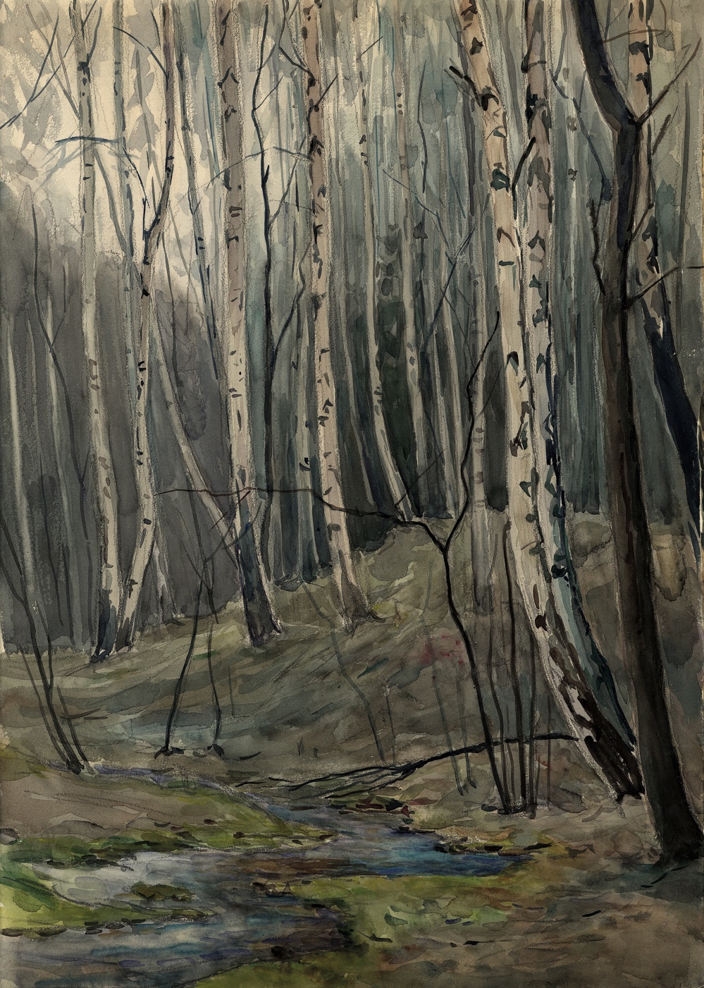 Рисунок «Весенний лес»