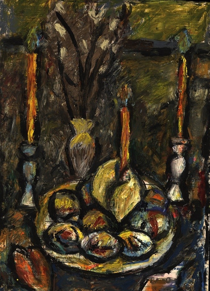 Картина «Натюрморт со свечами»