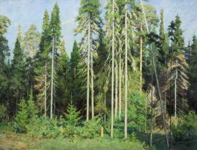 Картина «Лесной пейзаж»