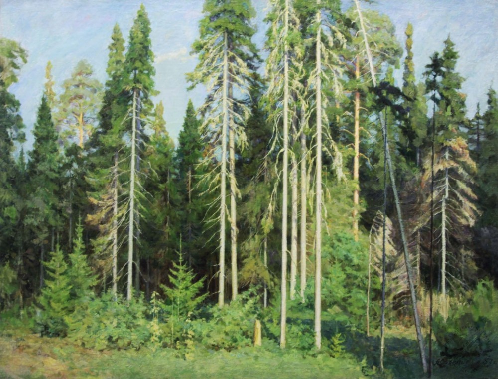 Картина «Лесной пейзаж»