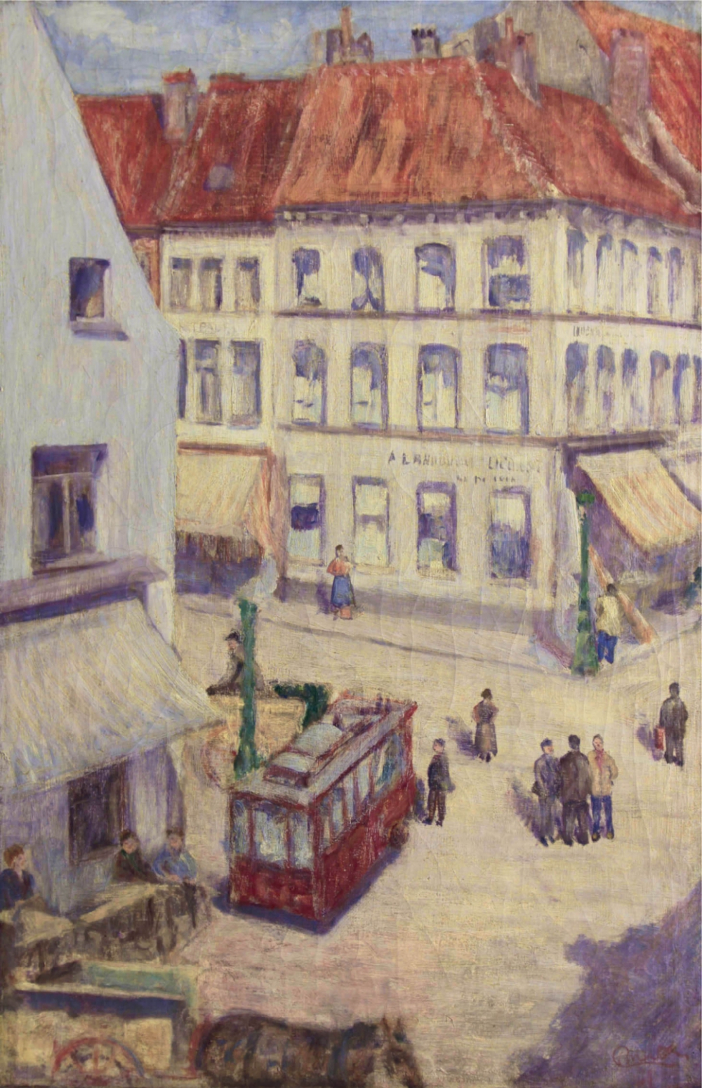 Картина «Улица Бельгийского города»