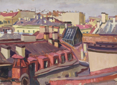 Картина «Ленинград. Крыши на Мойке»