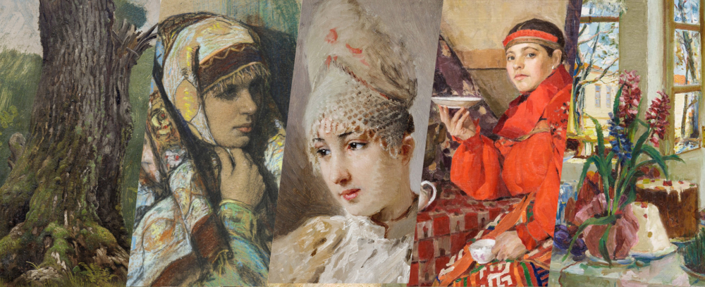 Антикварная живопись русской школы XIX века портреты и жанровые сцены в антикварной галерее Москвы