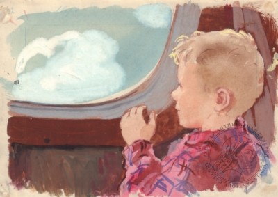 Рисунок «Первый полет»
