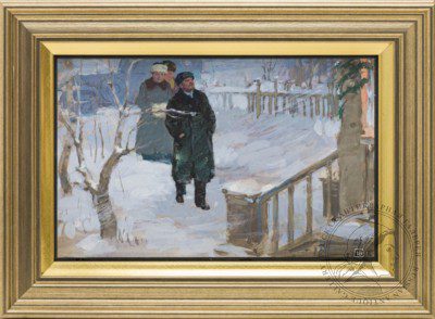 Картина «Ленин приехал»