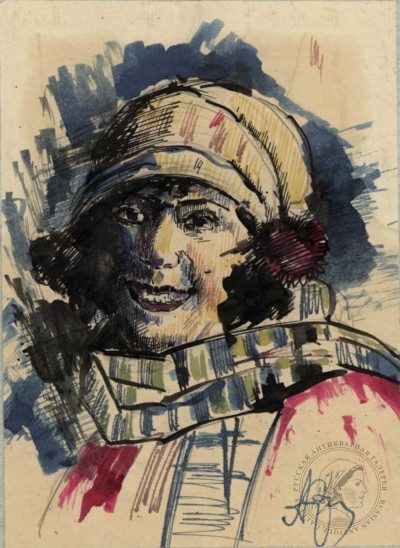 Рисунок «Портрет женщины»