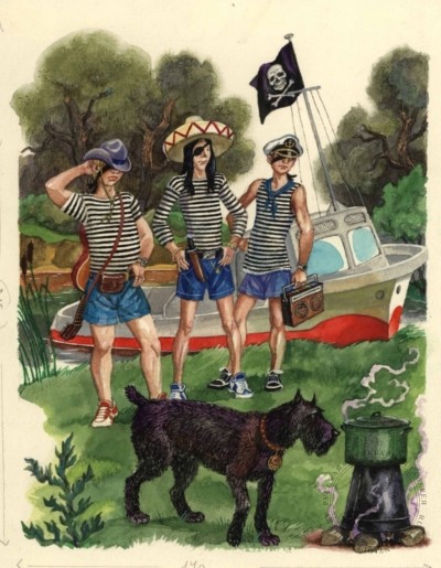 Иллюстрация «Пираты сходят на берег»