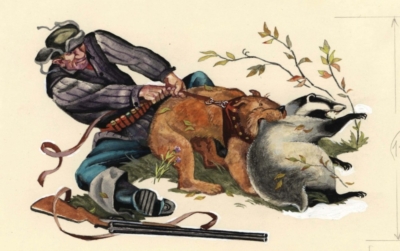Иллюстрация «Охота на барсука»