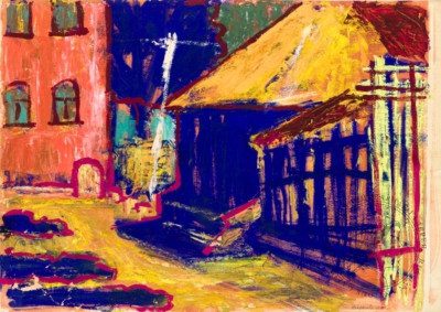 Картина «Старая гость города Саратов»