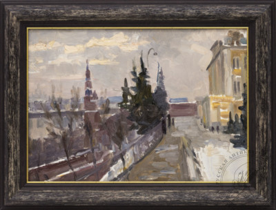 Картина "Вид на Кремлевскую набережную" художник Черноиванов И.П.