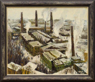 Картина «Литейный завод»