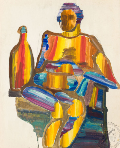 Рисунок "Модель" художница Некрасова С.Р.