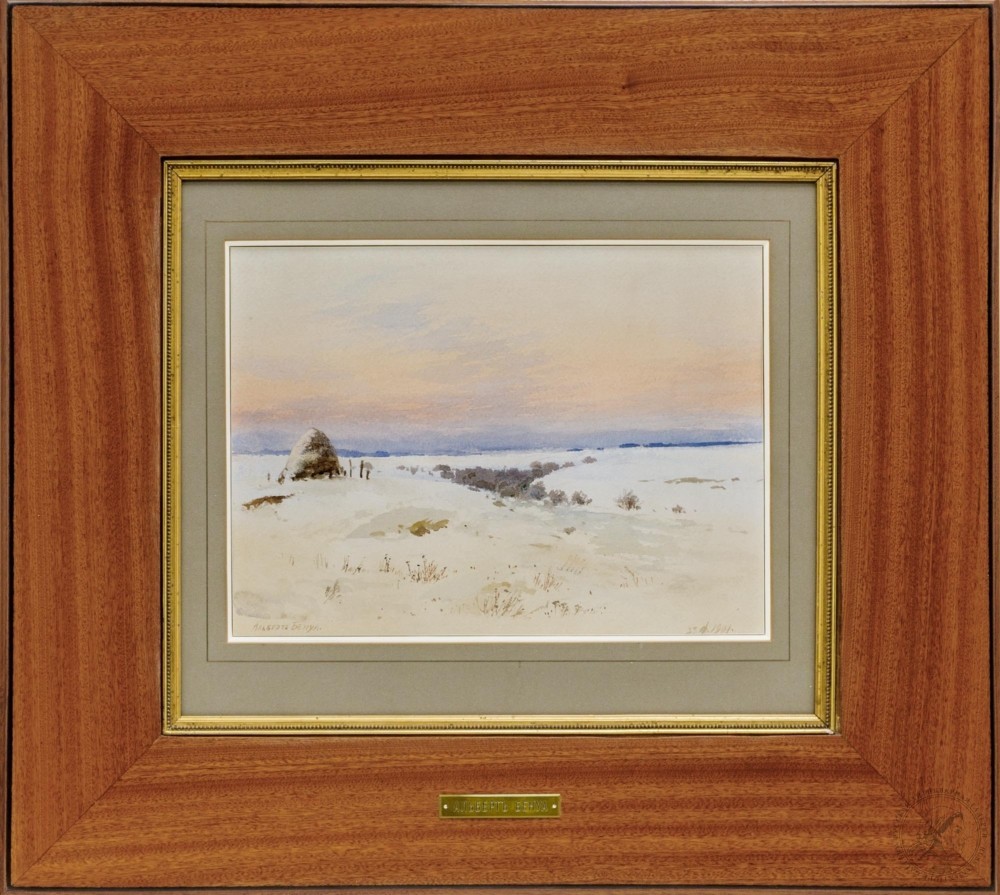 Рисунок «Заснеженное поле»