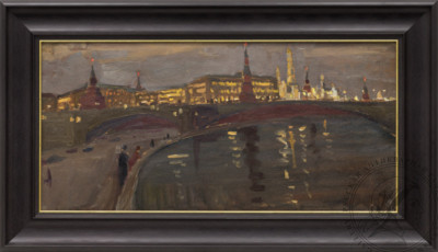 Картина «Ночной Кремль» художник Черноиванов И. П.