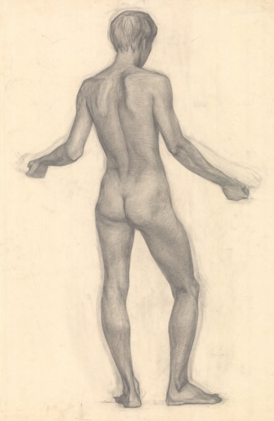 Рисунок «Эскиз мужской фигуры»