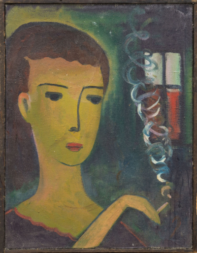Картина «Дама с сигаретой»