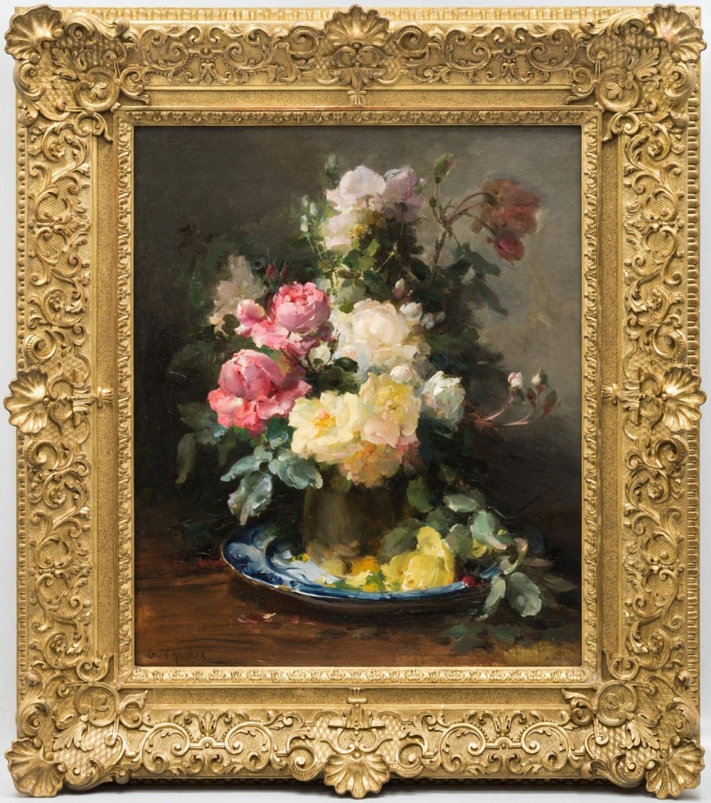 Картина «Цветочный натюрморт с розами»