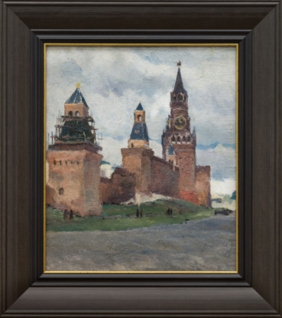 Картина «Спасская башня кремля»