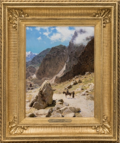 Картина «Кавказ. Дорога в горах.»
