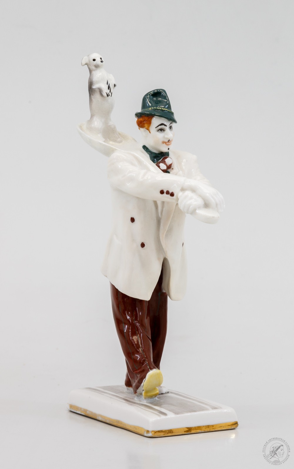 Скульптура «Клоун Вяткин с собачкой Манюней» ЛФЗ