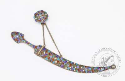 Кинжал декоративный «Бебут» в деревянном футляре