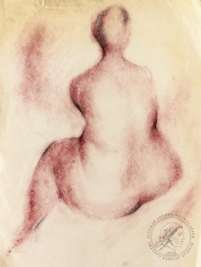 Рисунок «Обнажённая»