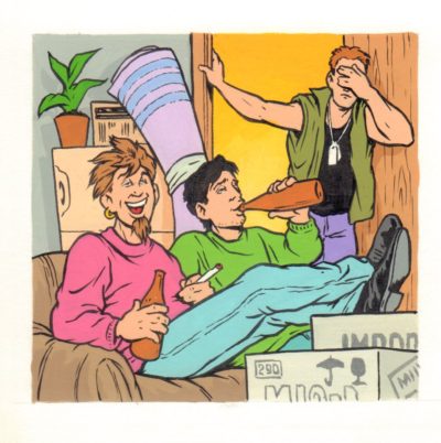 Комикс «Вечеринка»