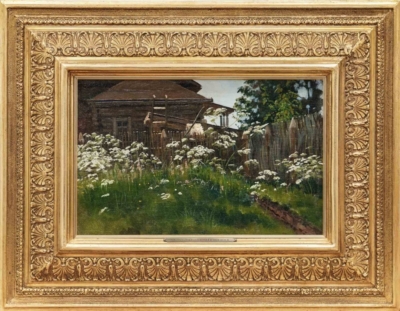 Картина «Деревенский двор. Сныть-трава»