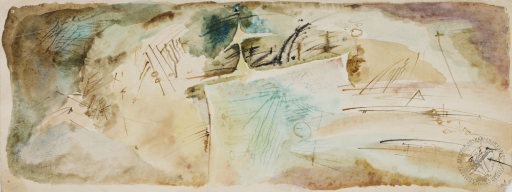 Акварель «Музыкальная композиция» (3)