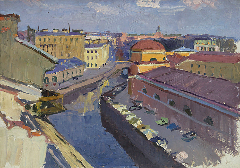 Картина «Ленинград. Набережная реки Мойки»