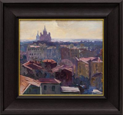 Картина «Высотки Москвы»