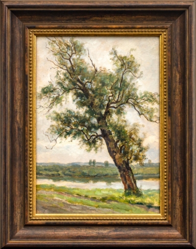 Картина «Дерево у реки»