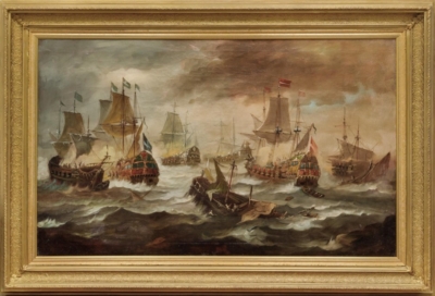 Картина «Морской бой»