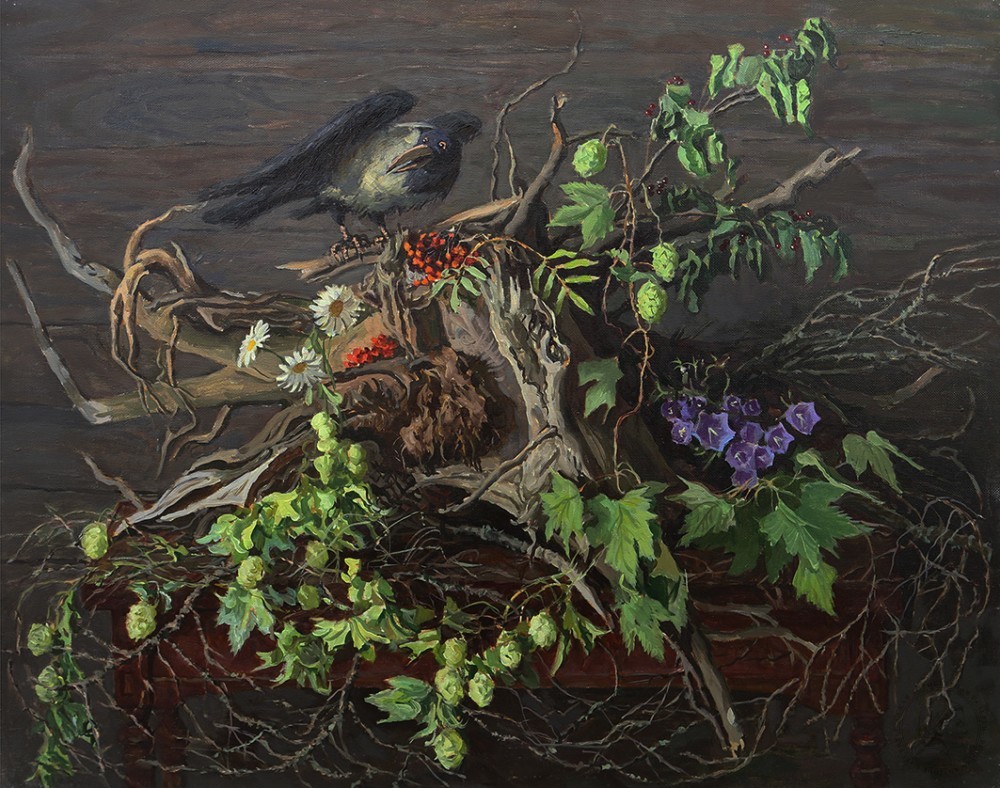 Картина «Натюрморт с птицей»