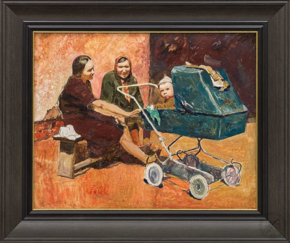 Картина «Женщины с коляской»