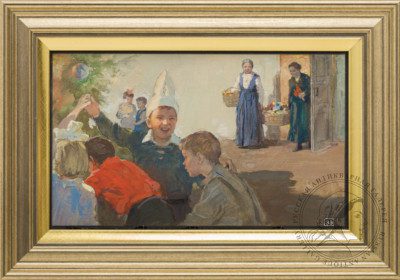 Картина «Детская ёлка» художник Незнайкин И.П.