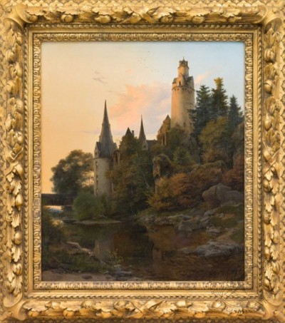 Картина «Пейзаж с замком»