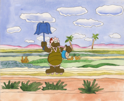 Кадр из мультфильма «По дороге с облаками»