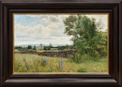 Картина «Пейзаж с мельницей»