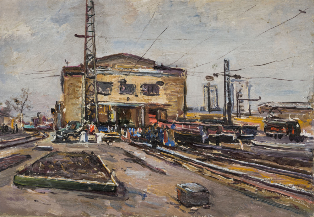 Картина «Железнодорожная станция»