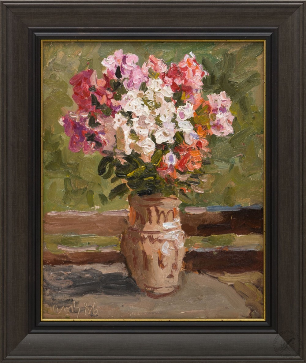 Картина «Цветы на столе»