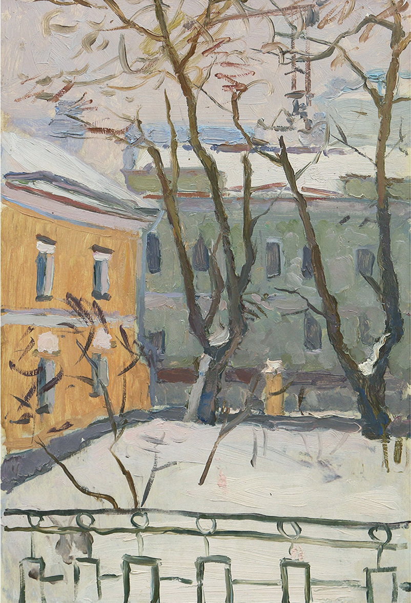 Картина «Зима в Ленинграде»