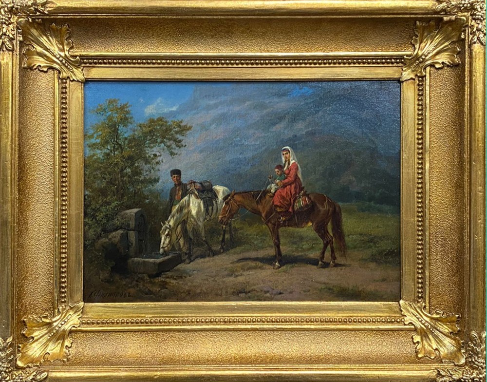 Картина «У водопоя»